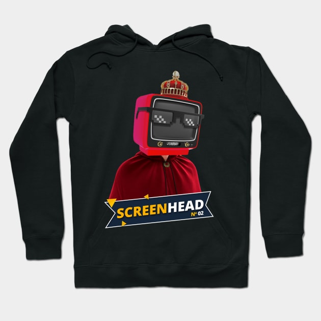 Screen Head Series No:2 Hoodie by DESIGNWELTS